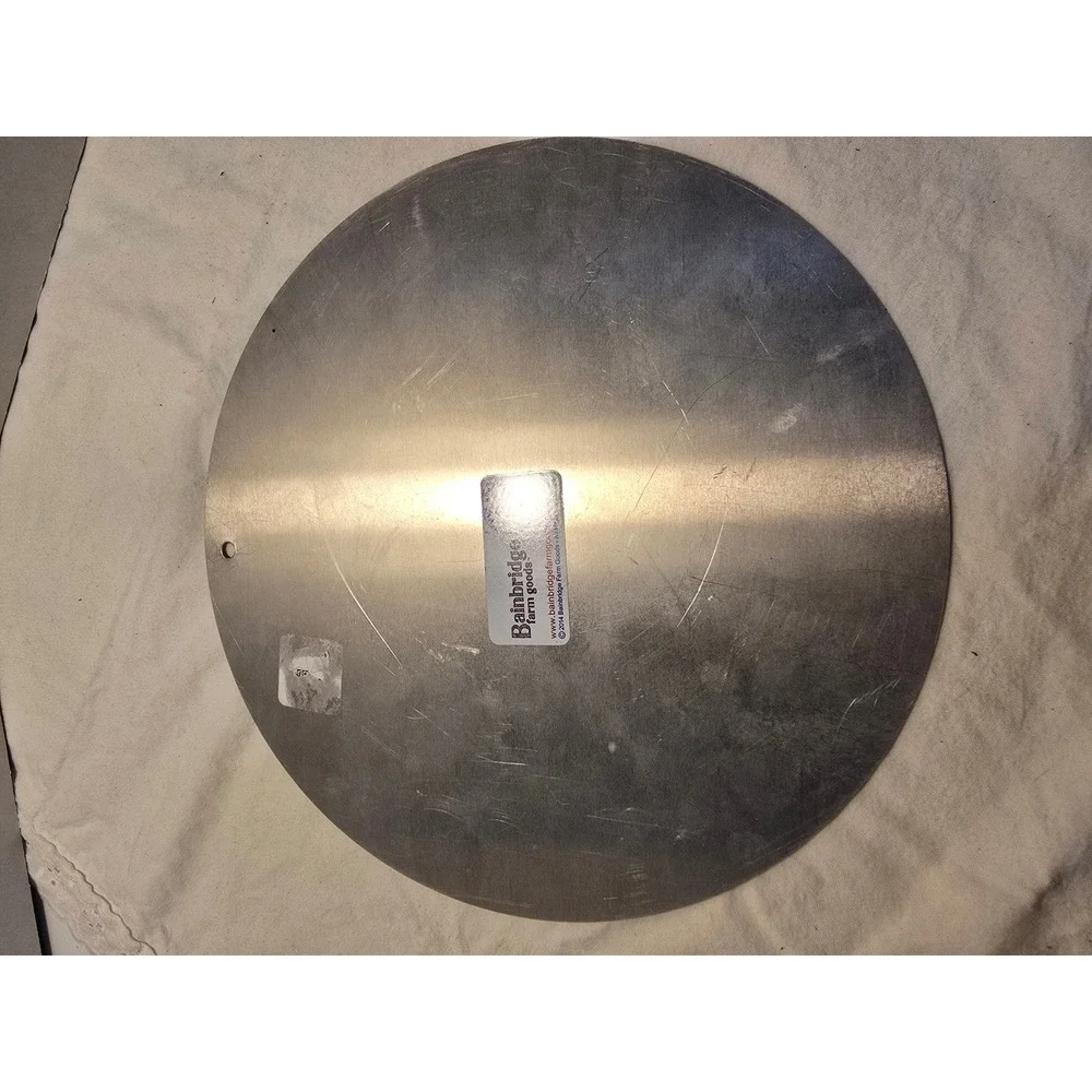 Bainbridge Farm Goods Organic Eggs Metal Sign Chicken Farmhouse Round 9.5